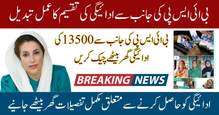 BISP Biometric Retail Disbursement Check Using ID Card Number Via 8171 Web Portal