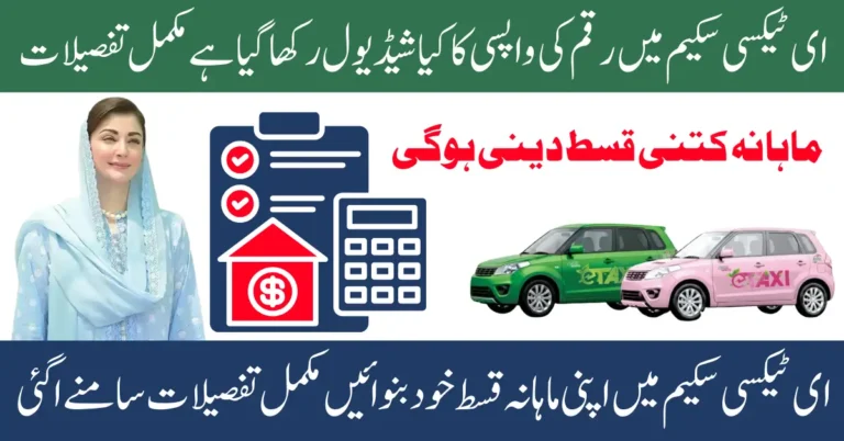 E-taxi Program 2026 Repayment Plan Final Deadline Of Registration Know Step Sitting At Home