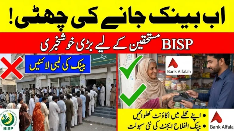 BISP Beneficiaries Alert: Account Opening Activated on Bank Alfalah Agent Devices