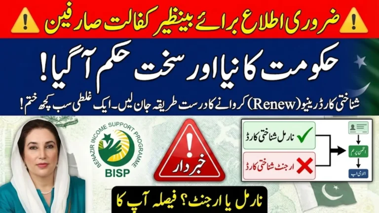 BISP Payment Update: CNIC Renewal Rules Every Beneficiary Must Follow