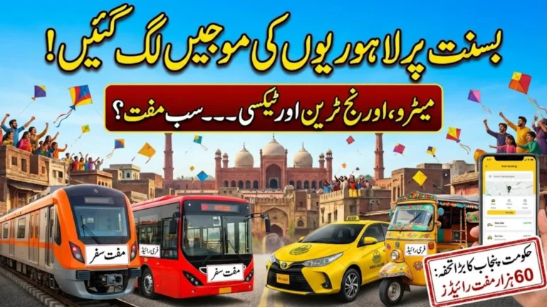 Free Transport Likely as Punjab Talks With Ride-Hailing Companies for Basant